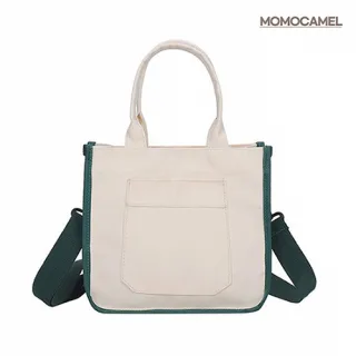모모카멜 미니 에코 크로스백 포켓형 23*21*11cm