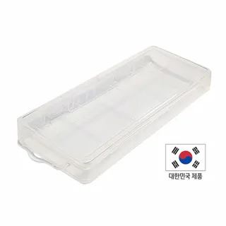 투명 사각필통 (국산)
