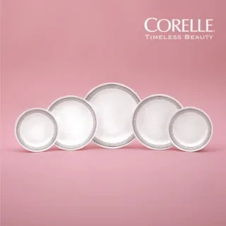 코렐 미스틱그레이 접시 5P