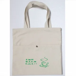 국산정품 똑딱이 단추형 에코백 (소/중/대)