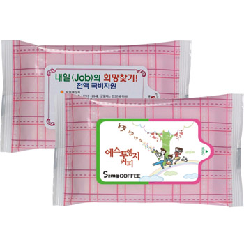 체크핑크 물티슈 (10매)