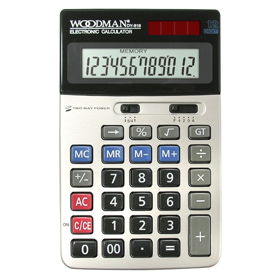 WOODMAN 계산기 818 