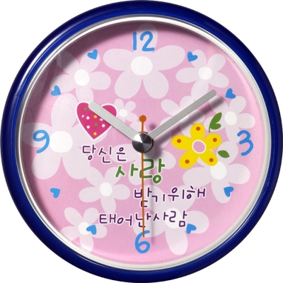 방수흡착벽시계 JS603