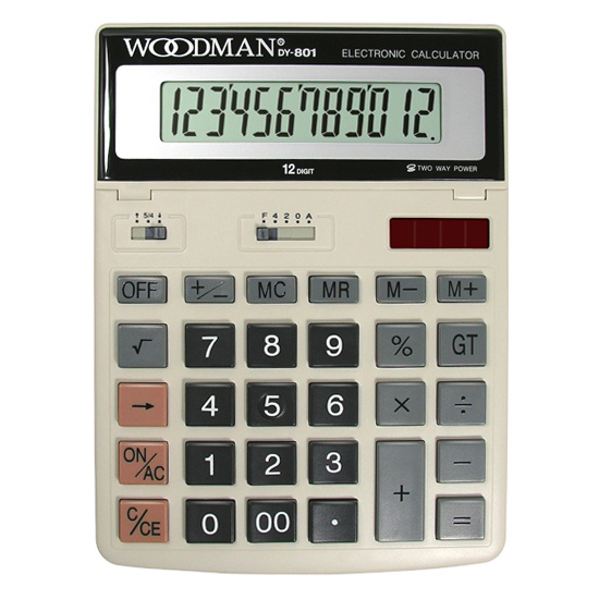 WOODMAN 계산기 801 