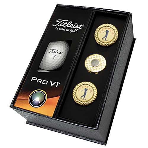 [G008-1]타이틀리스트 PRO V1(3구)+순금볼마커(2p)