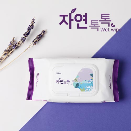 100매 자연톡톡 물티슈