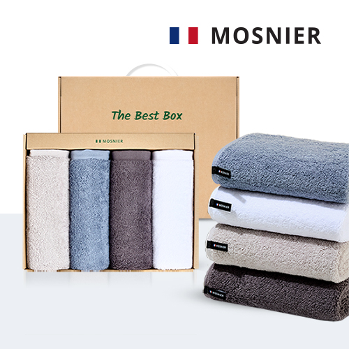 모스니에 코마 200g 타올 4p세트