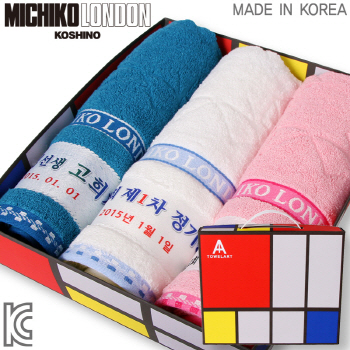 미치코런던 래티스전사 타월아트 3P세트 