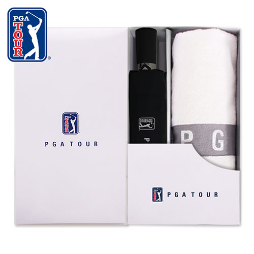 PGA 3단7K 완전자동 무지+130g면사타올 세트