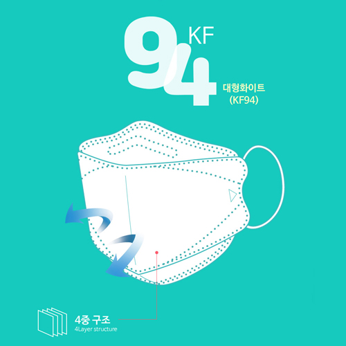 바닐라  KF94 보건용 마스크