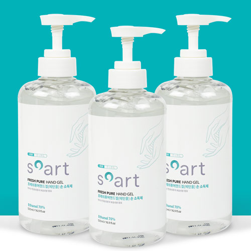 프레쉬 퓨어핸드겔 손 소독제 500ml (에탄올 70%
