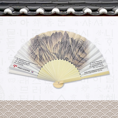 독판 민속선 부채 (소)