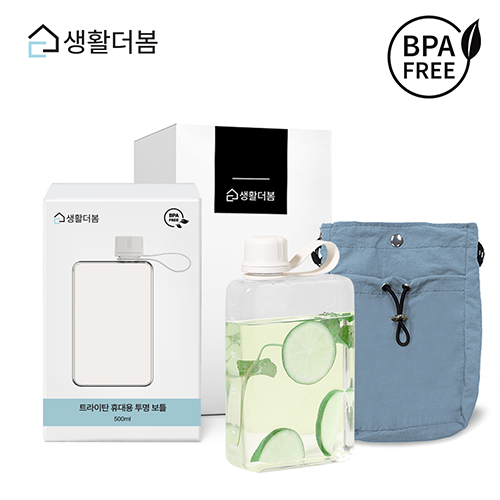 생활더봄 실속형 나들이 선물세트 (트라이탄 보틀 + 올데이 나일론 크로스