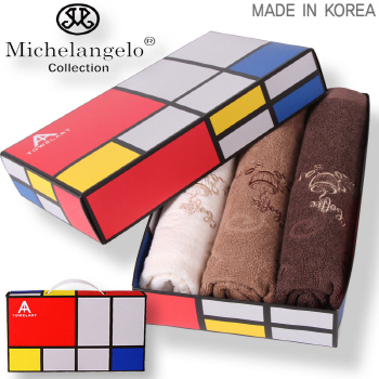 카페 세면타월115g  3P세트