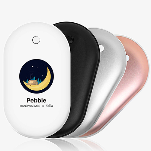 엘로 페블 양면형 충전식손난로 5200mAh (C타입)