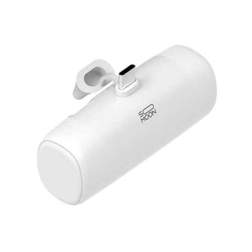 SOMOON 5,000MAH 일체형 보조배터리 (C타입/8핀) 