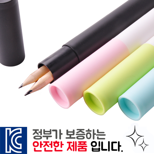 원목양절연필 3p 바닐라원통세트
