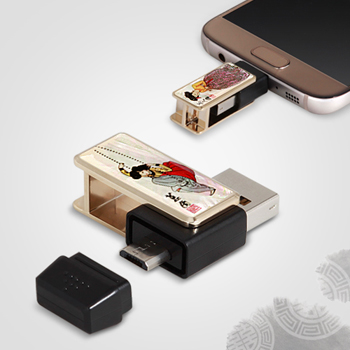 제이메타 T30 골드 풍속화 자개 OTG 8GB~64G