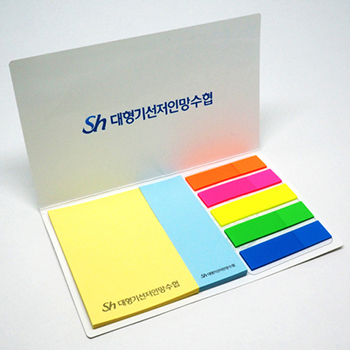 점착메모 131*80mm 7p(형광인덱스) 20매