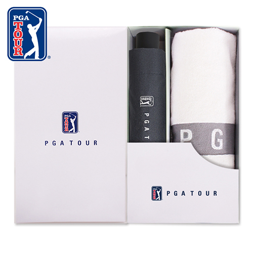 PGA 3단수동 블랙메탈+130g면사타올 세트