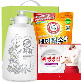 친환경 아름다운주방세제500펌프 베이킹소다500리필 정