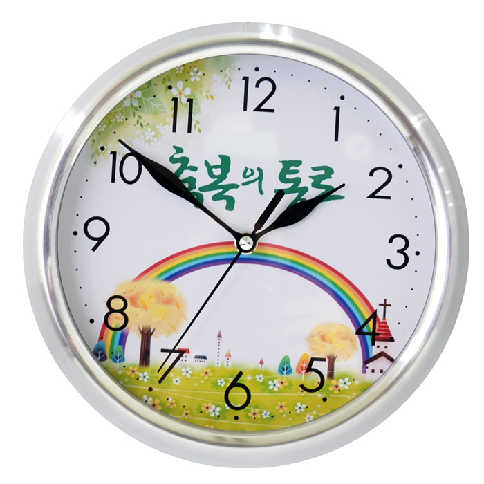 TS-240 알루미늄벽시계(무소음)