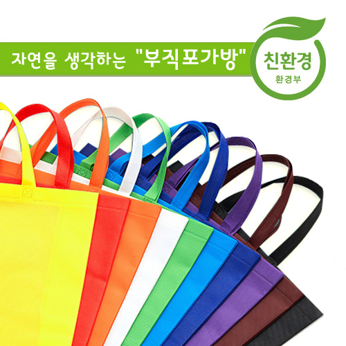 친환경 부직포가방 소(S)  : 23 x 22 x 8c