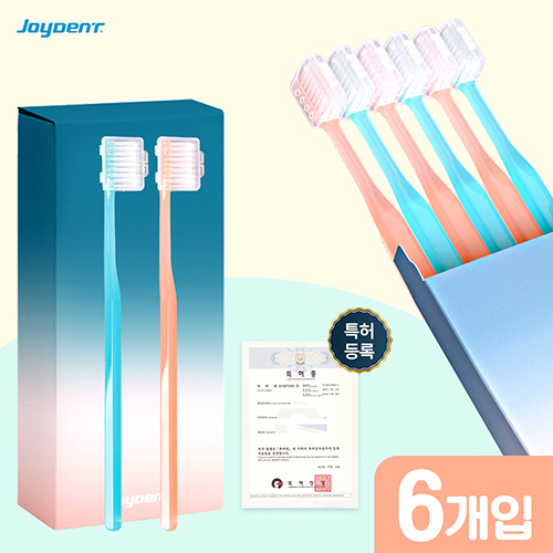 조이덴트 비비칫솔 6개입 