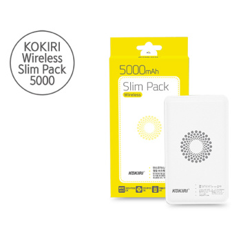 코끼리 유무선 겸용 5000mAh 보조배터리 (애플 8