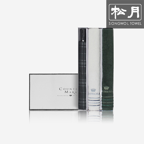 송월 2단 모던체크 1p + 카운테스마라 라인보더160g 2p 