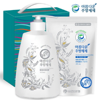 친환경 아름다운주방세제500펌프 300리필 2종
