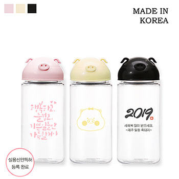 [맘젬] 파스텔 피그보틀 350ml
