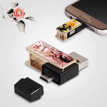 제이메타 T30 골드 사군자 자개 OTG 8GB~64G