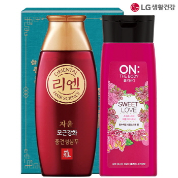 리엔한방샴푸 온더바디워시 2종