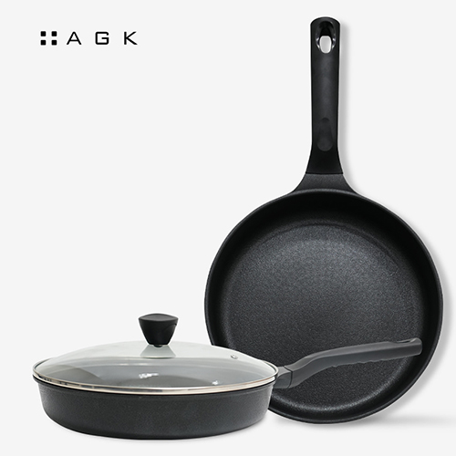 AGK 노르딕 프리미엄 후라이팬 28cm + 내열유리뚜껑 