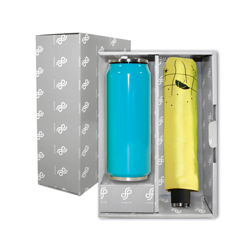 틴 스텐 캔텀블러 500ml X 3단 UV 우산 세트