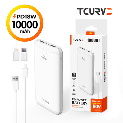 티커브 PD 18W 10000mAh 보조배터리 MP36