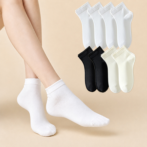 여성 루즈핏 학생 교복 흰양말 8켤레 