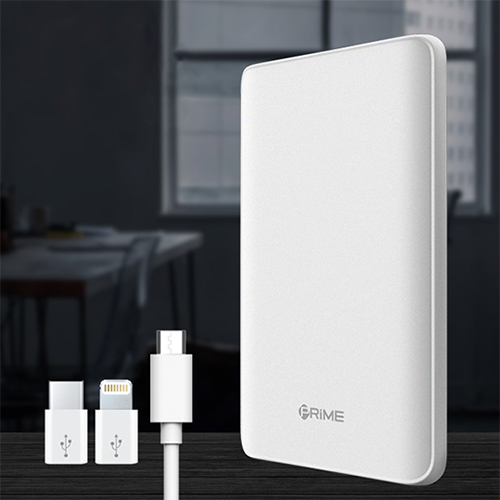MP 슈퍼슬림 배터리 듀얼젠더 보조배터리 4000mAh