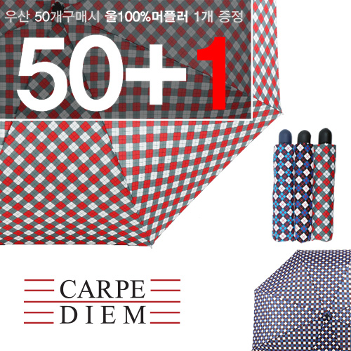 카르페디엠 체크메이트 3단완전자동우산 (818)