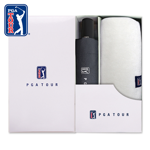 PGA 3단7k완전자동 블랙메탈+260g코마사타올 세트