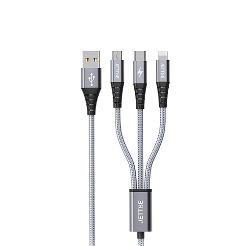 JETTSE 3IN1 고속 메탈 데이터 케이블 JTS-