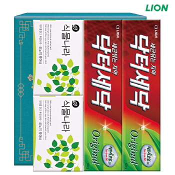 식물나라비누2P 세닥치약100g2P 4종