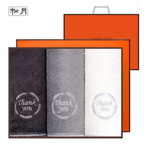 송월 땡큐 190g 뱀부얀 3매 선물세트 (쇼핑백)