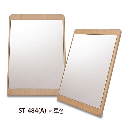 ST-484(대) 심플 우드 탁상거울 