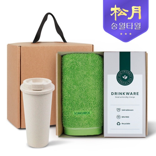 송월타올 리빙 기프트세트 13. 컬러풀 타올 170g X 1P + 커피텀