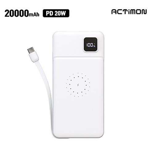 엑티몬 LCD PD20W 무충15W보조배터리20000m
