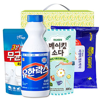 무균무때 유한락스 베이킹소다300리필 청소박사중형30매