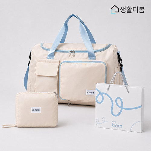 생활더봄 접이식 대용량 방수 보스턴백 신발수납 캐리어보