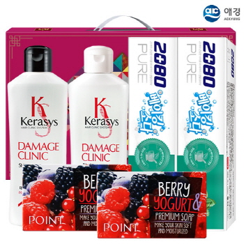 케라시스샴푸 린스 포인트베리비누2P 베이킹소다치약90g